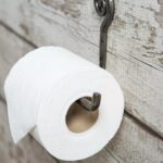 Curly Iron Toilet Roll Holder Vintage Antique Style Wall Mounted W180mm Raw - Image 7