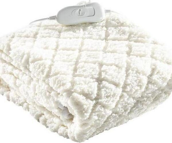 DAEWOO HEA1834GE Heated Blanket - White, Single