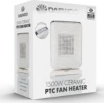 DAEWOO HEA1896GE Ceramic Fan Heater - White - Image 3