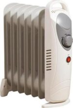 DAEWOO Mini HEA1140 Portable Oil-Filled Radiator - White