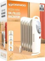 DAEWOO Mini HEA1140 Portable Oil-Filled Radiator - White - Image 3