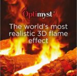 DIMPLEX Optimyst Atherton ATH20 Electric Fireplace - Black and Gold - Image 5