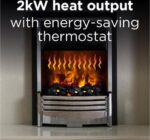 DIMPLEX Optimyst Atherton ATH20 Electric Fireplace - Black and Gold - Image 9