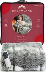 DREAMLAND Hygge Days Faux Fur Heated Throw - Fallow Deer, 160 x 120 cm - Image 5