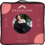 DREAMLAND Intelliheat Velvet Heated Throw - Black, 160 x 120 cm - Image 4