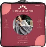 DREAMLAND Snuggle Up Velvet Heated Throw - Grey, 160 x 120 cm - Image 3
