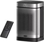 DREO Atom 416 Smart Fan Heater - Silver and Black