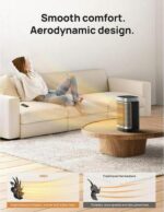 DREO Atom 416 Smart Fan Heater - Silver and Black - Image 6