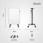 DUUX Edge DXOH10UK Portable Smart Oil-Filled Radiator - White - Image 8