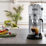 De'Longhi Dedica Arte Pump Espresso Coffee Machine in Silver, EC885.M - Image 4