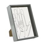 Deep Box Photo Frame 3D Shadow Picture Standing Hanging A4 (8 x 12 ) Grey