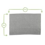 Deluxe 100% Cotton Tea Towel 60cm x 40cm Charcoal Kitchen Cloth - Image 3