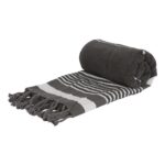 Deluxe 100% Cotton Turkish Beach Towel 160cm x 90cm Charcoal