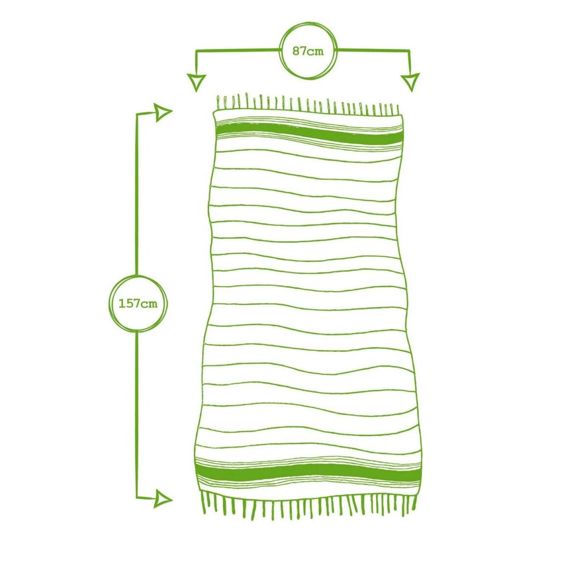 Deluxe 100% Cotton Turkish Beach Towel 160cm x 90cm Charcoal - Image 3