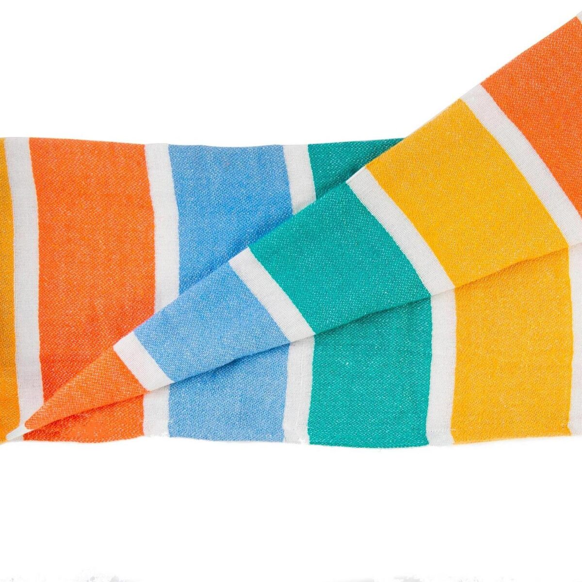 Deluxe Cotton Turkish Bath Towel Beach Sauna Hammam 157 x 87cm Multi Stripe - Image 4