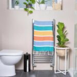 Deluxe Cotton Turkish Bath Towel Beach Sauna Hammam 157 x 87cm Multi Stripe - Image 5