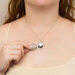 DiamonFire Sterling Silver Round Medallion Filigree Locket - Image 3