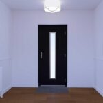 Dortech Patterdale Aluminium Front Door with Lever Handle in 2 Colours - Image 3
