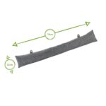 Draught Excluder Cushion Fabric Hallway Door Draft Insulator Home x2 - Image 3