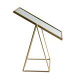 Dressing Table Vanity Mirror Free Standing Tabletop Makeup Cosmetic 22cm Gold - Image 5