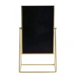 Dressing Table Vanity Mirror Free Standing Tabletop Makeup Cosmetic 22cm Gold - Image 6