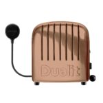 Dualit 4 Slot Classic Toaster With Sandwich Cage in Copper Spray Finish, 40597 - Image 7