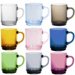 Duralex 260ml Versailles Glass Coffee Mugs Shock-Proof Cappuccino Tea Cup Mug