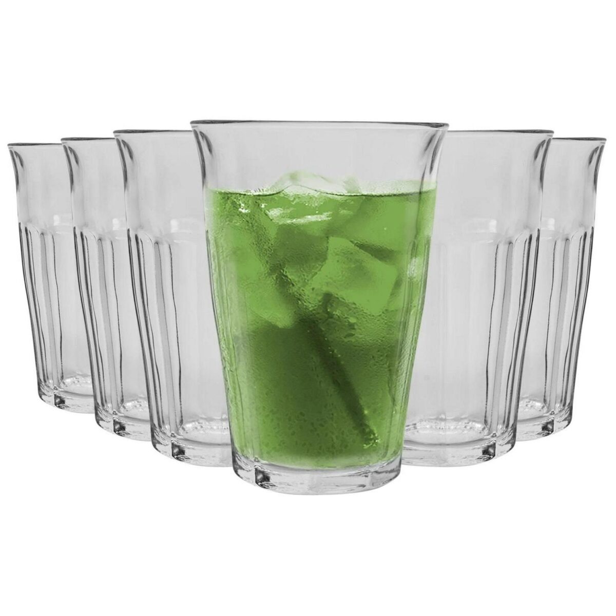 Duralex Picardie Highball Cocktail Glasses Tumblers Set 360ml x12 - Image 1
