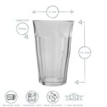 Duralex Picardie Highball Cocktail Glasses Tumblers Set 500ml x12 - Image 3