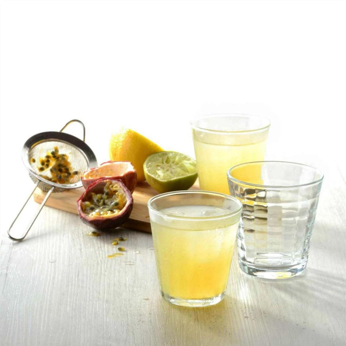 Duralex Prisme Glass Juice Water Tumblers Glasses Set Clear 275ml x12 - Image 6