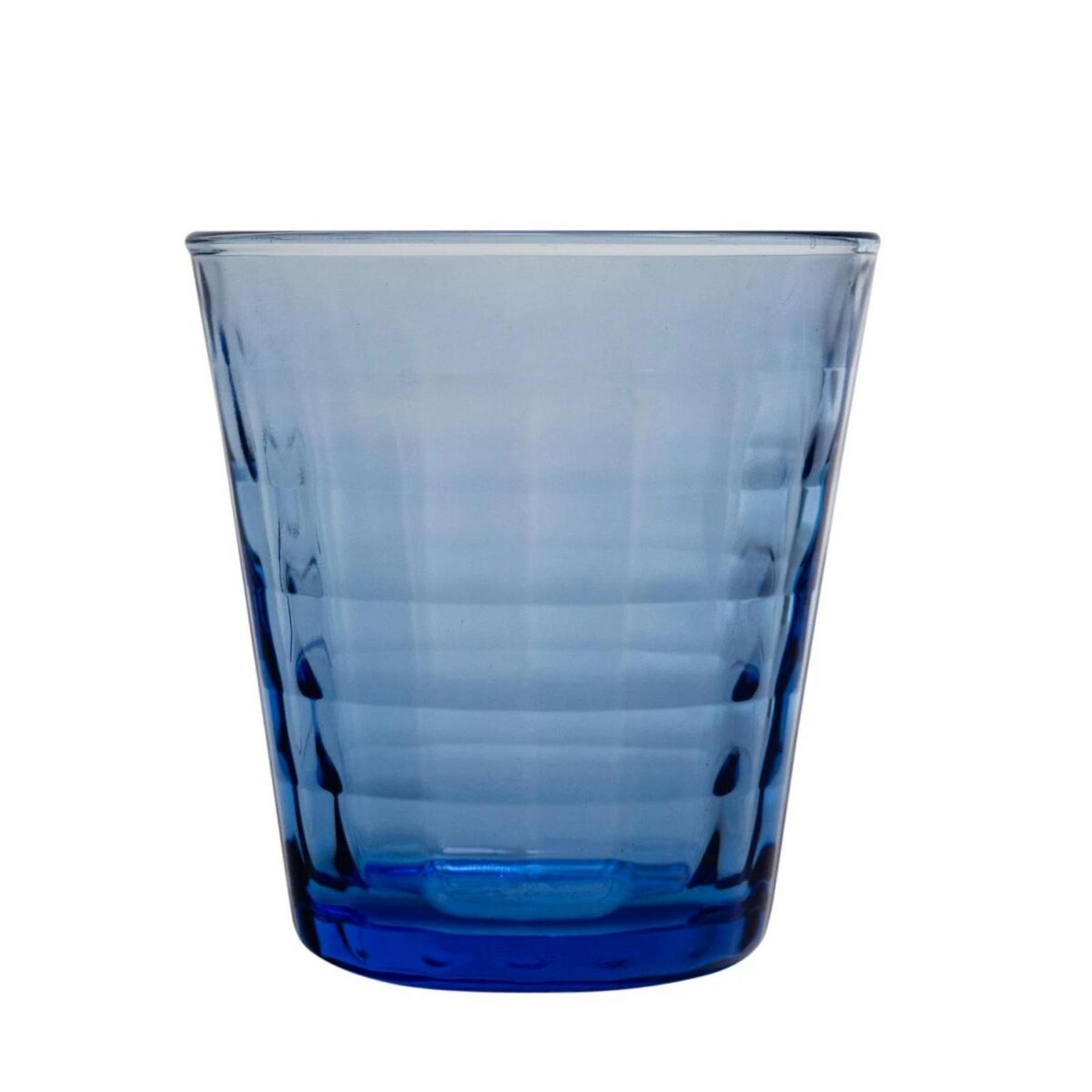 Duralex Prisme Glass Juice Water Tumblers Glasses Set Blue 220ml x4 - Image 4