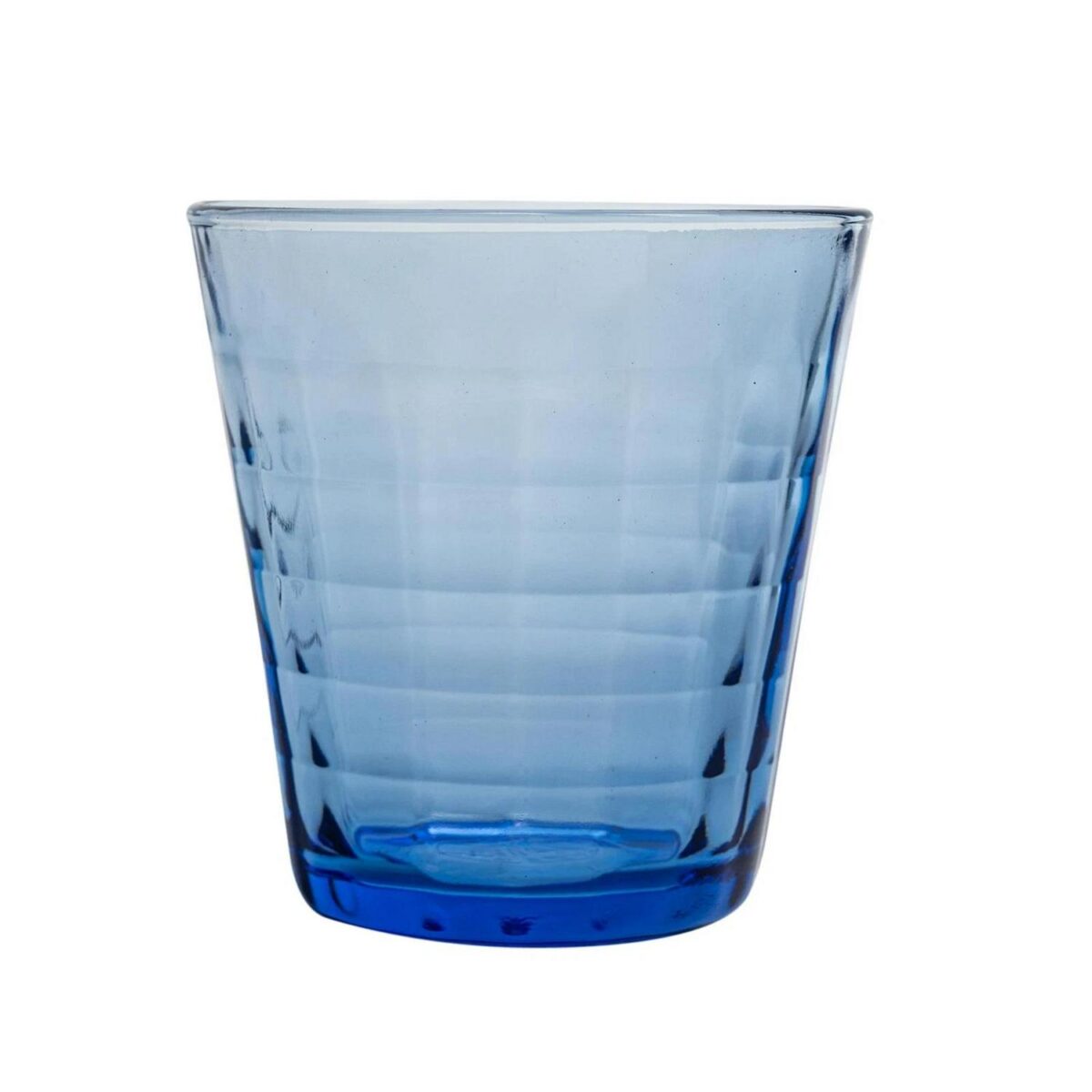 Duralex Prisme Glass Juice Water Tumblers Glasses Set Blue 275ml x8 - Image 4