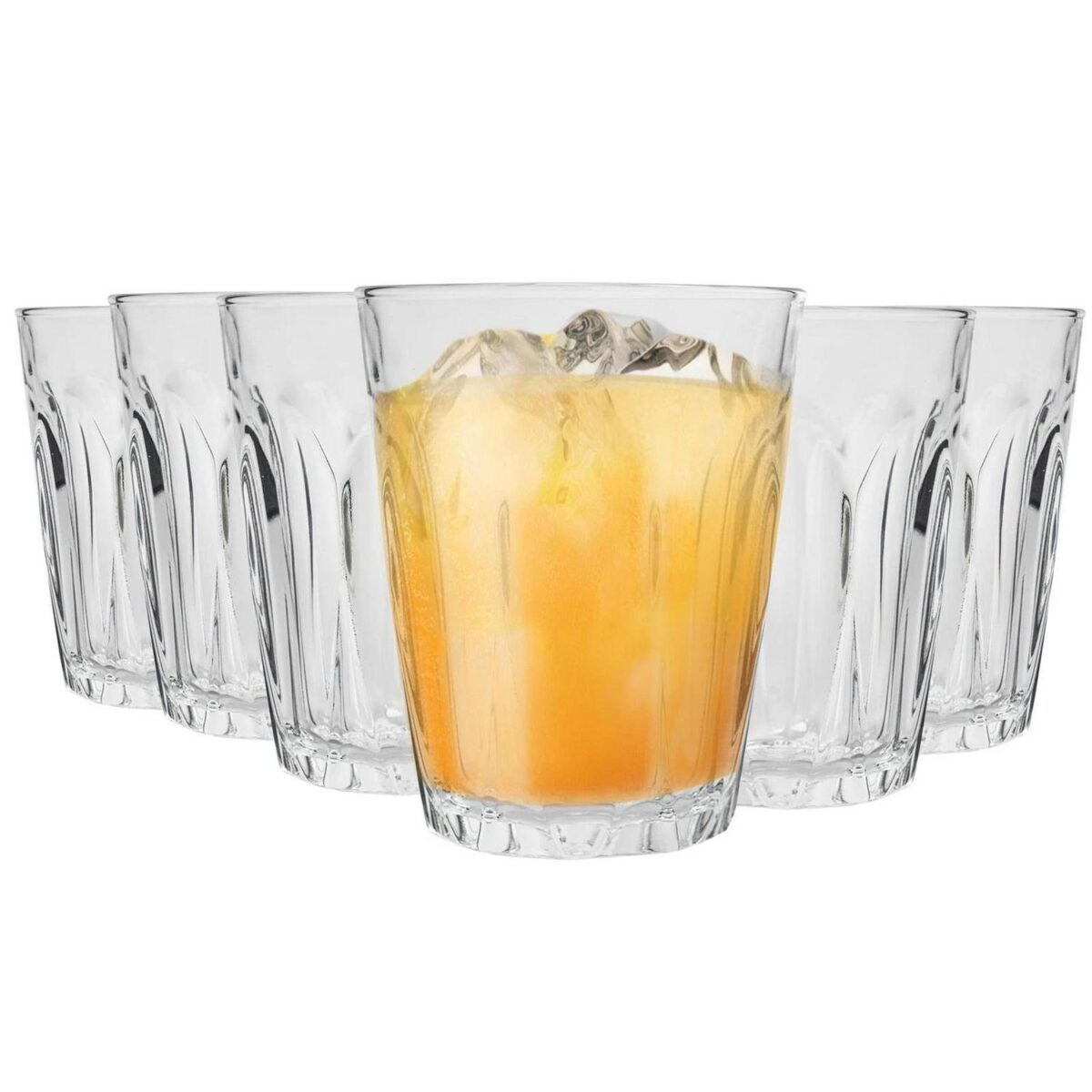 Duralex Provence Glass Juice Water Tumblers Glasses Set 250ml x6 - Image 1