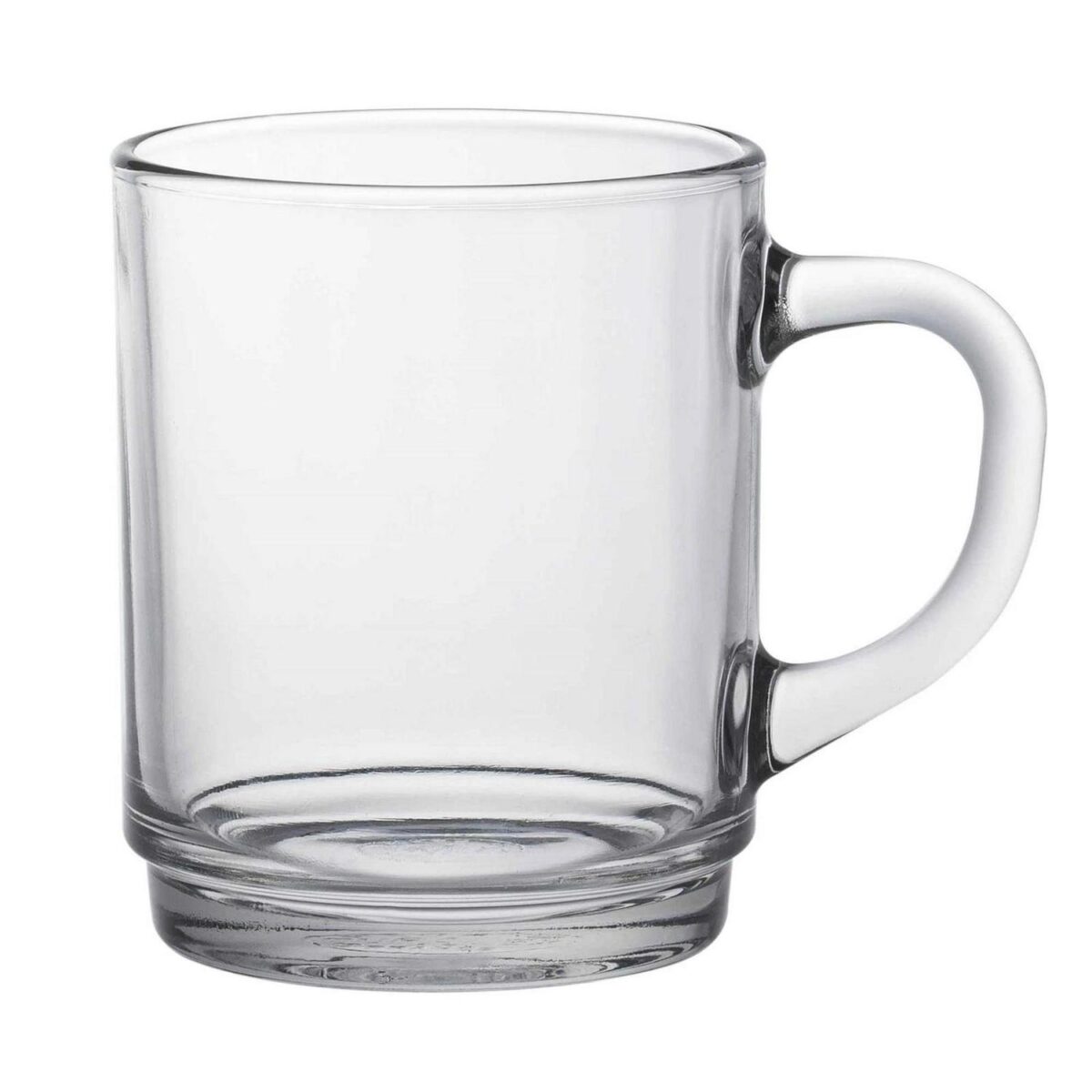 Duralex Versailles Glass Coffee Mugs Cups for Tea Hot Drinks 260ml Clear x6 - Image 4
