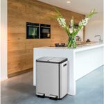 EKO Ecocasa 60L Recycling Bin in Stainless Steel - Image 5