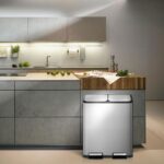 EKO Ecocasa 60L Recycling Bin in Stainless Steel - Image 7
