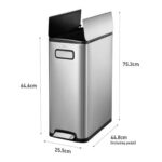 EKO Ecofly 30L Stainless Steel Bin - Image 8