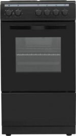 ESSENTIALS CFSEBK22 50 cm Electric Solid Plate Cooker - Black