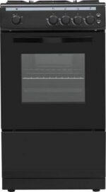 ESSENTIALS CFSGBK22 50 cm Gas Cooker - Black