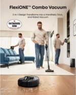 EUFY E20 3-in-1 Robot, Cordless and Handheld Vacuum Cleaner - Black and Grey - Image 3