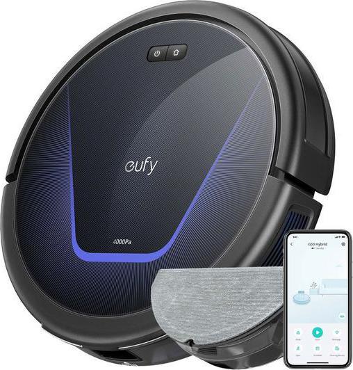 EUFY G50 Hybrid Robot Vacuum Cleaner - Black