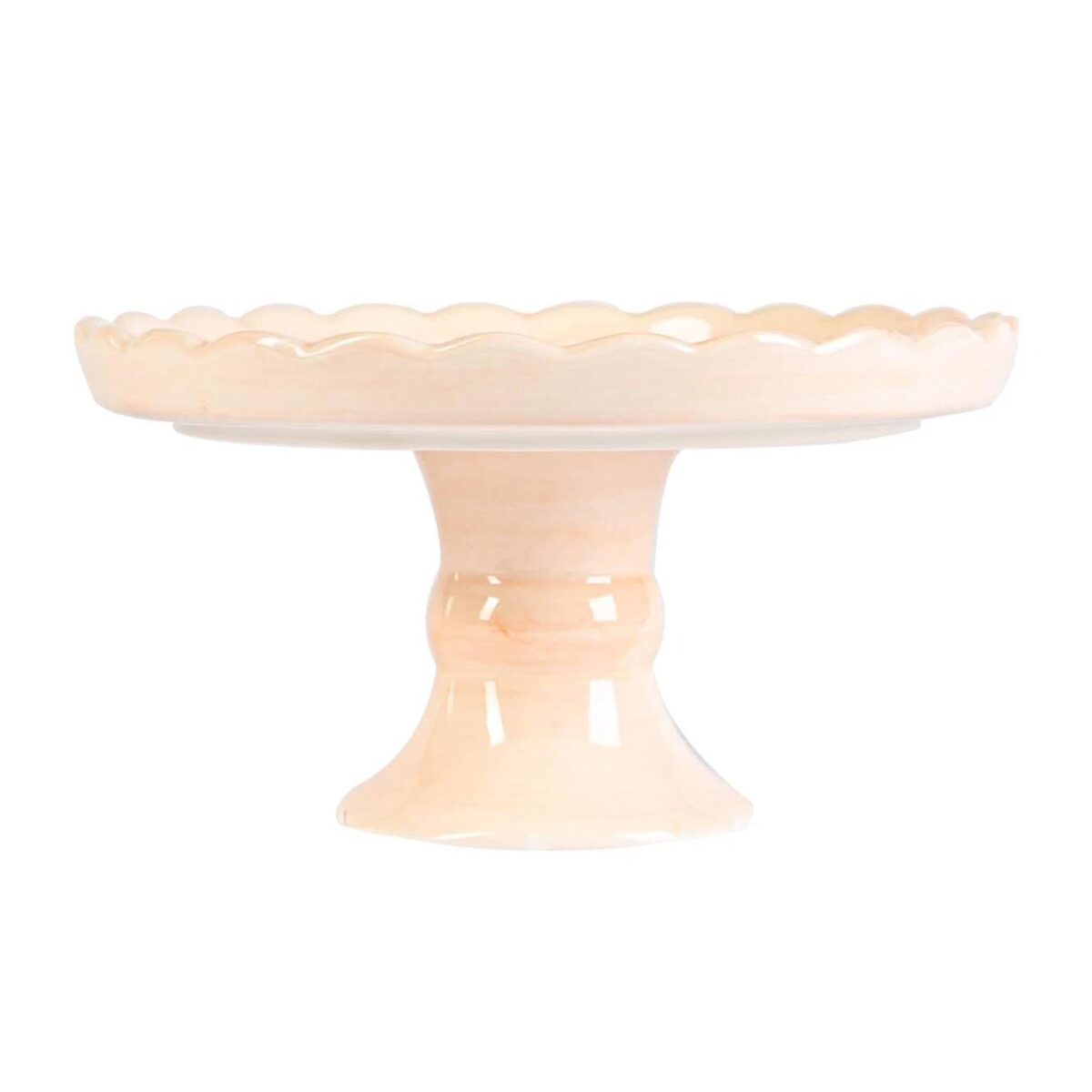 Easter Bunny Cake Stand Hand Painted Buffet Party Tableware 18cm White - Image 5