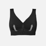 Evenlina Seamless Support Bralette in Black - Image 4