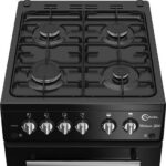 FLAVEL MLB52NDK 50 cm Gas Cooker - Black and Stainless Steel - Image 3