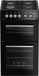 FLAVEL MLB52NDK 50 cm Gas Cooker - Black and Stainless Steel
