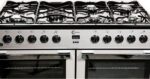 FLAVEL MLN10FRS Dual Fuel Range Cooker - Silver and Chrome - Image 8