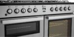FLAVEL MLN10FRS Dual Fuel Range Cooker - Silver and Chrome - Image 11