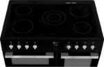 FLAVEL MLN9CRK 90 cm Electric Ceramic Range Cooker - Black - Image 2