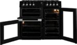 FLAVEL MLN9FRK 90 cm Dual Fuel Range Cooker - Black - Image 3
