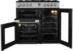 FLAVEL MLN9FRS 90 cm Dual Fuel Range Cooker - Silver and Black - Image 6
